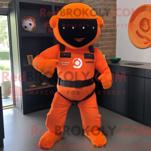 Orange Commando mascot...