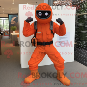 Postava maskota Orange...