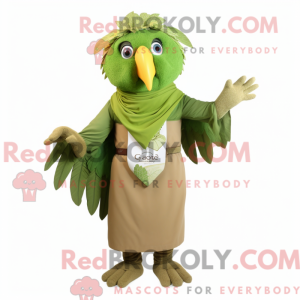 Olive Harpy mascot costume...