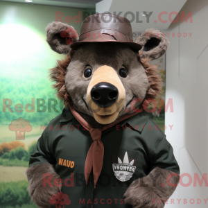 Wild Boar mascot costume...