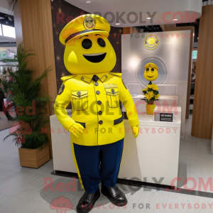 Lemon Yellow Police Officer...