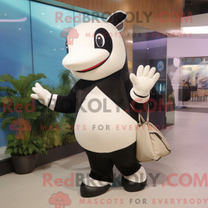 White Killer Whale maskot...