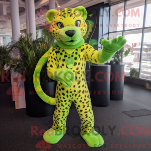 Lime Green Cheetah...