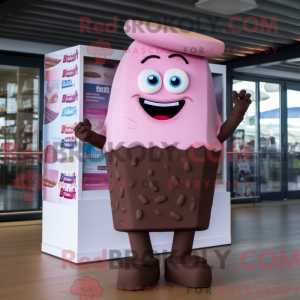 Pink Chocolate Bar mascot...