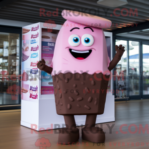 Pink Chocolate Bar maskot...