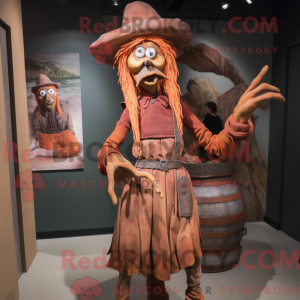 Rust Witch mascot costume...