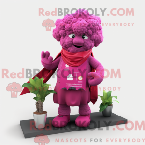 Magenta Cauliflower mascot...