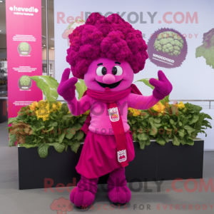 Magenta Cauliflower mascot...