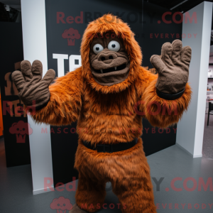 Rust Sasquatch Maskottchen...