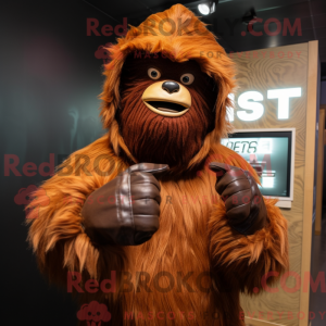 Rust Sasquatch Maskottchen...