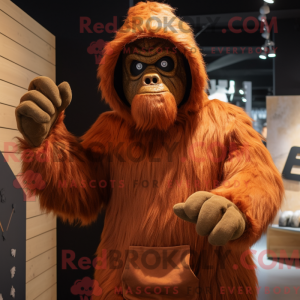 Rust Sasquatch maskot...