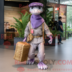 Lavender Python mascot...