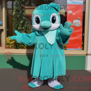 Turkis Dolphin maskot...