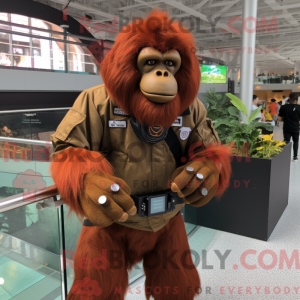 Rust Orangutan mascot...