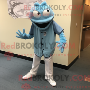 Sky Blue Crab Cakes mascot...
