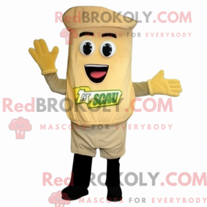 Tan Caesar Salad mascot...