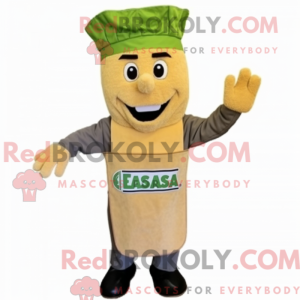 Tan Caesar Salad mascot...