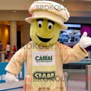 Tan Caesar Salad mascot...