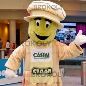 Tan Caesar Salad maskot...