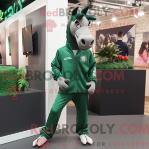 Forest Green Horse mascot...