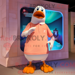 Peach Albatross maskot...