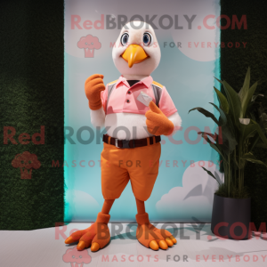 Peach Albatross maskot...