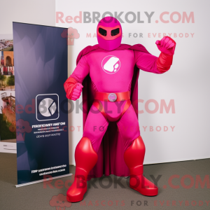 Postava maskota Magenta...
