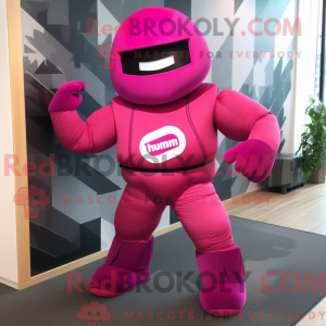 Postava maskota Magenta...