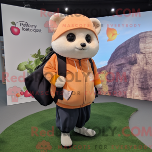 Peach Dormouse mascot...
