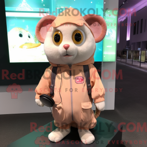 Peach Dormouse mascot...