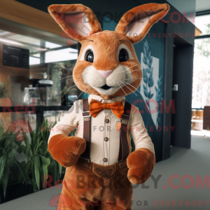 Rust Wild Rabbit mascot...