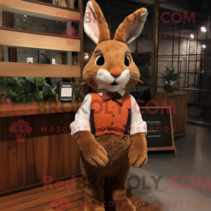 Rust Wild Rabbit mascot...