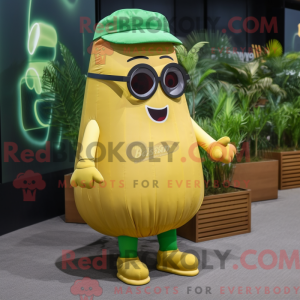 Gold Cucumber mascot...