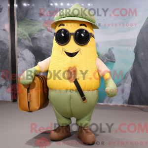 Gold Cucumber mascot...