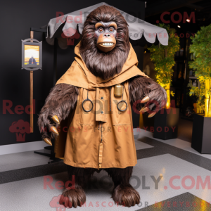 Brown Gorilla mascot...