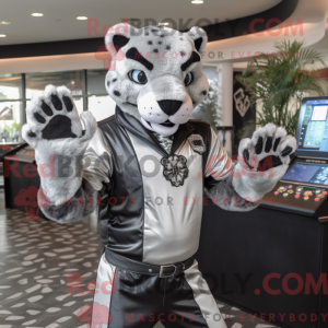 Silver Panther mascot...