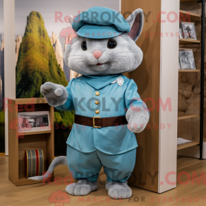 Cyan Chinchilla mascot...