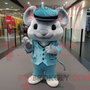 Cyan Chinchilla maskot...