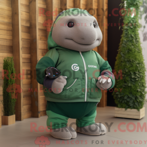 Forest Green Glyptodon...