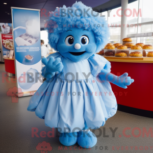 Sky Blue Meatballs mascot...