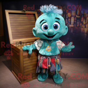 Figura de máscara Teal...