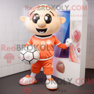 Peach Soccer Goal mascot...