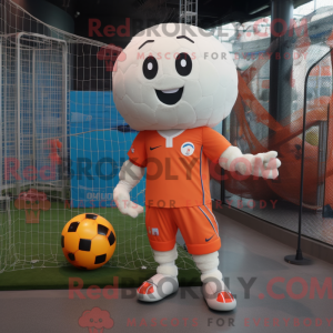 Peach Soccer Goal maskot...