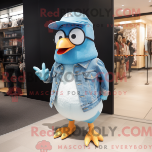 Disfraz de mascota Sky Blue...