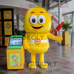 Yellow Candy Box mascot...