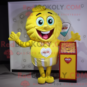 Yellow Candy Box mascot...