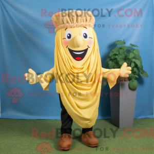 Gold Pesto Pasta mascot...