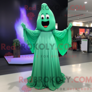 Green Ghost maskot kostume...