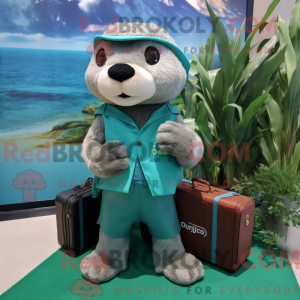 Postava maskota Teal Vydra...