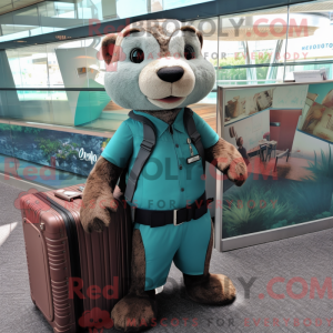 Disfraz de mascota Teal...